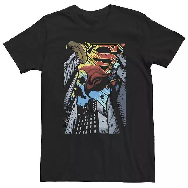 Mens DC Fandome Superman Of Metropolis Poster Tee Product Image