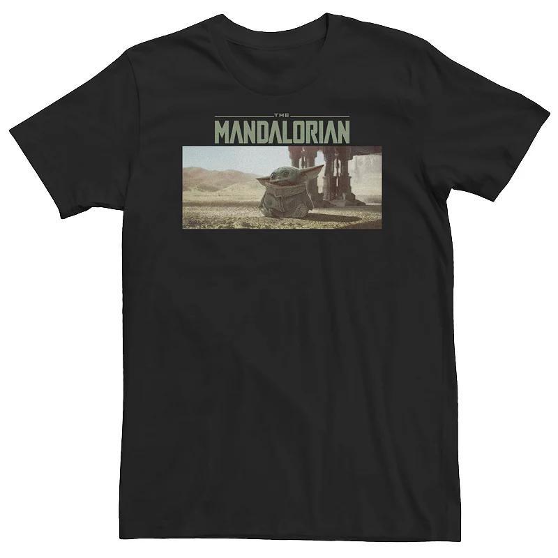 Big & Tall Star Wars The Mandalorian The Child Logo Panel Tee, Mens Product Image