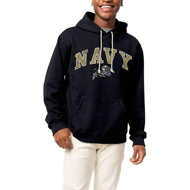 Mens League Collegiate Wear Midshipmen Arch Essential Fleece Pullover Hoodie Blue Product Image