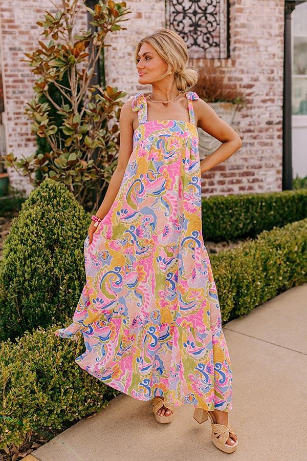 Resort Radiance Paisley Maxi Dress Product Image