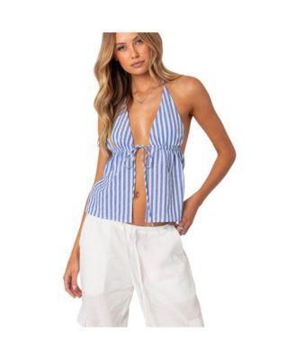 Women's Madelyn Tie Front Top Product Image