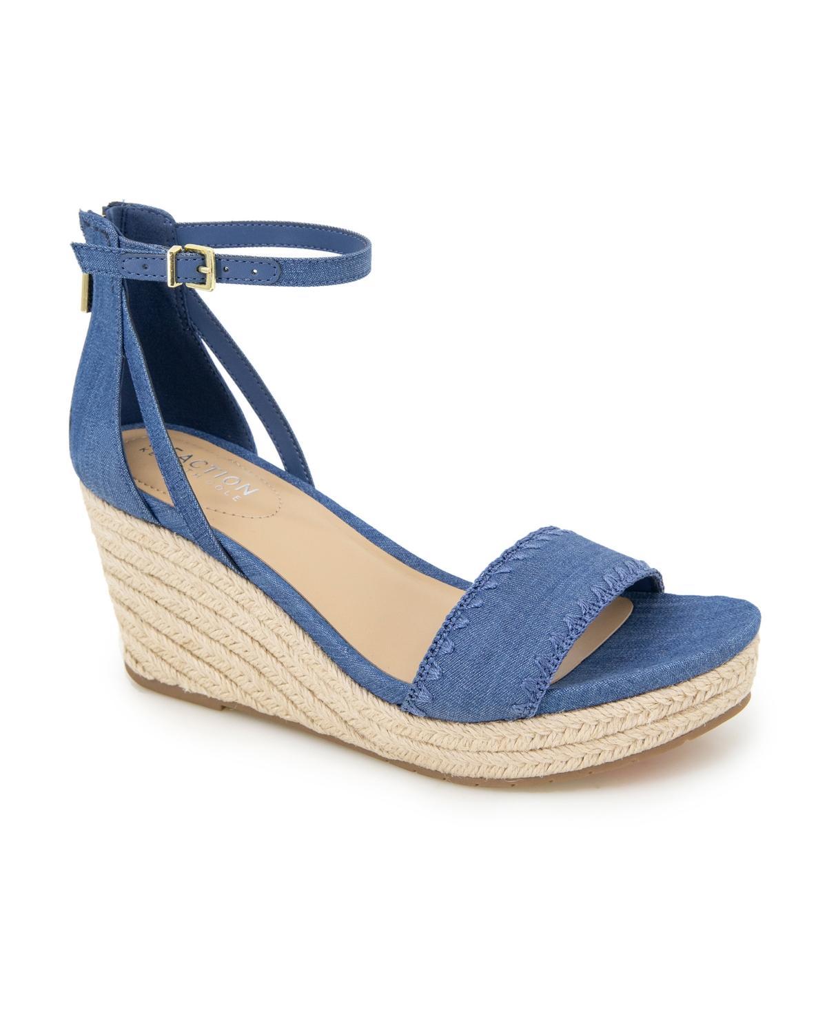 Kenneth Cole Reaction Womens Colton Espadrille Wedge Sandals Product Image