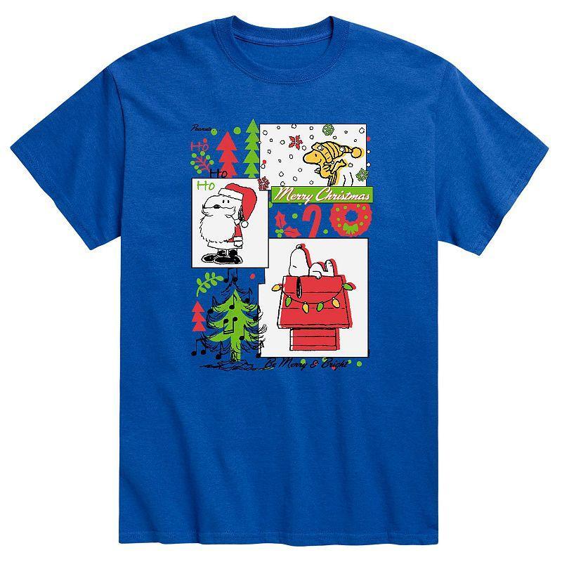 Mens Peanuts Snoopy Be Bright Tee Blue Product Image