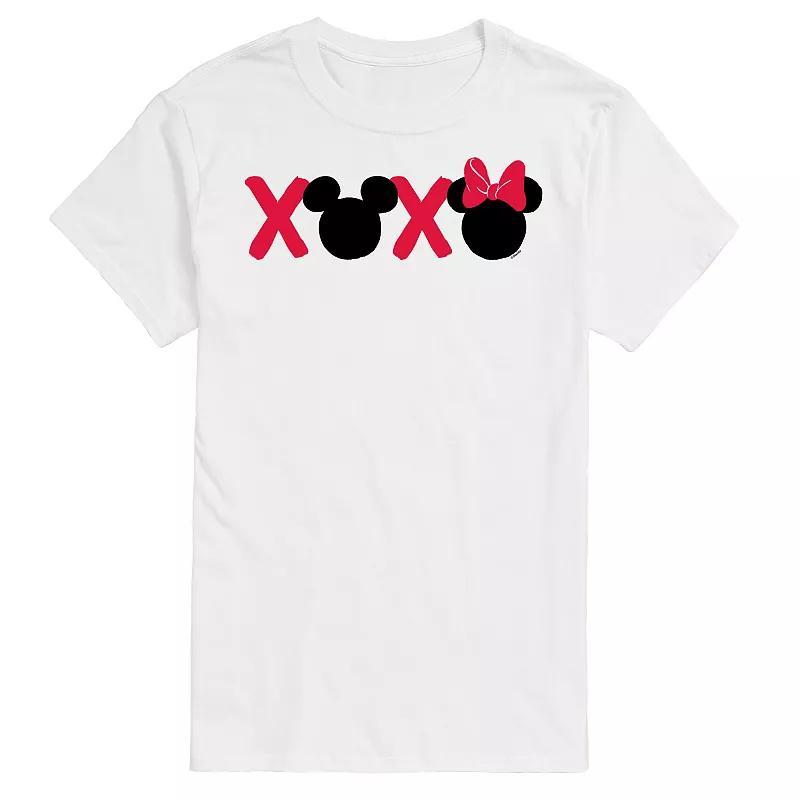 Big & Tall Disney XOXO Tee, Mens White Product Image