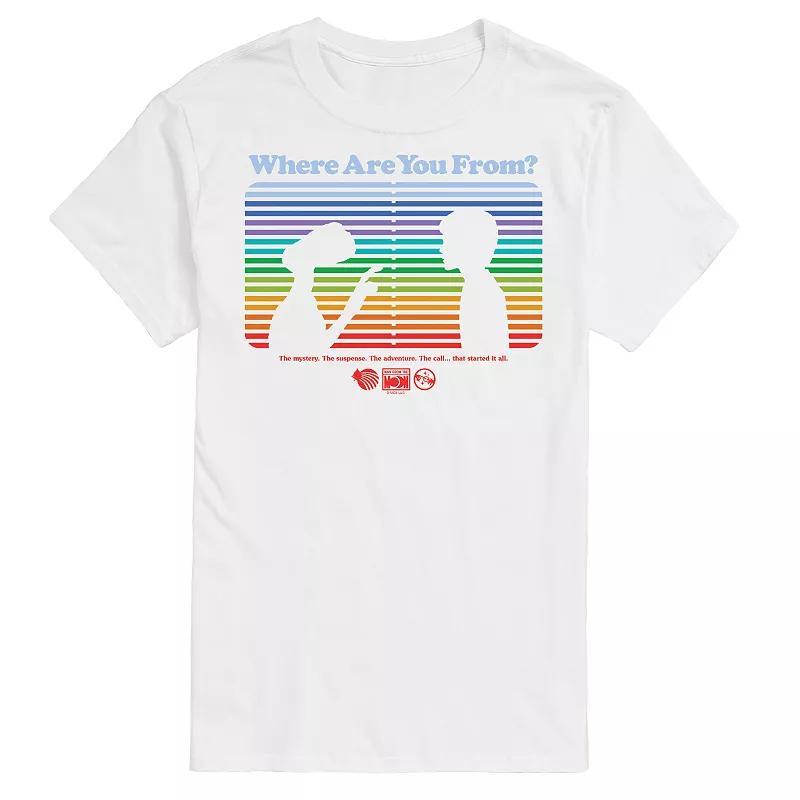 Mens ET Where Are You From Tee White Product Image