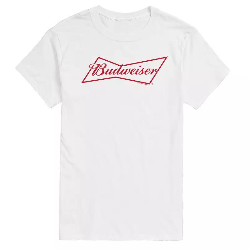 Big & Tall Budweiser Bowtie Logo Graphic Tee, Mens Product Image