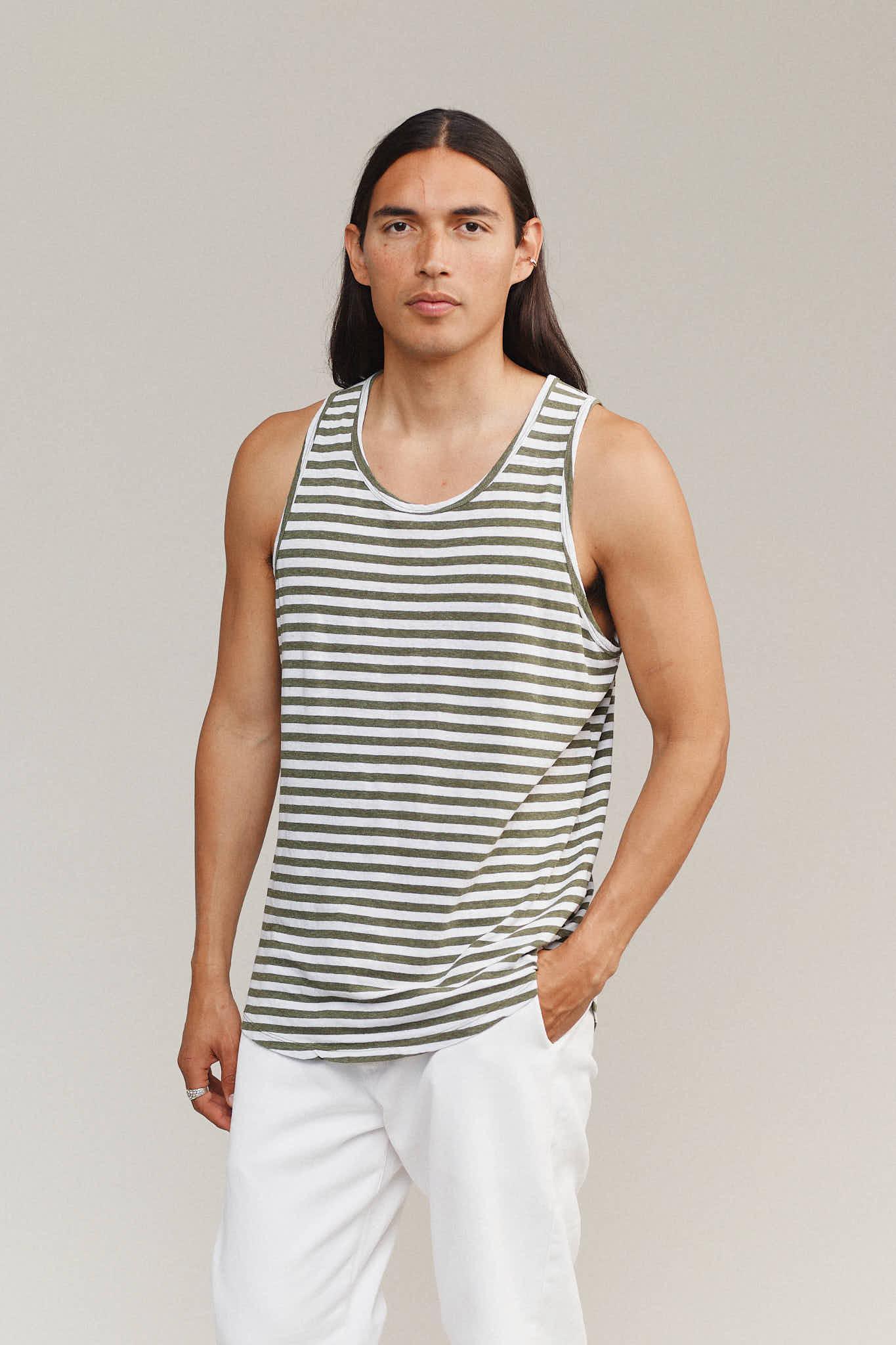 Stripe Tank Top Male Product Image