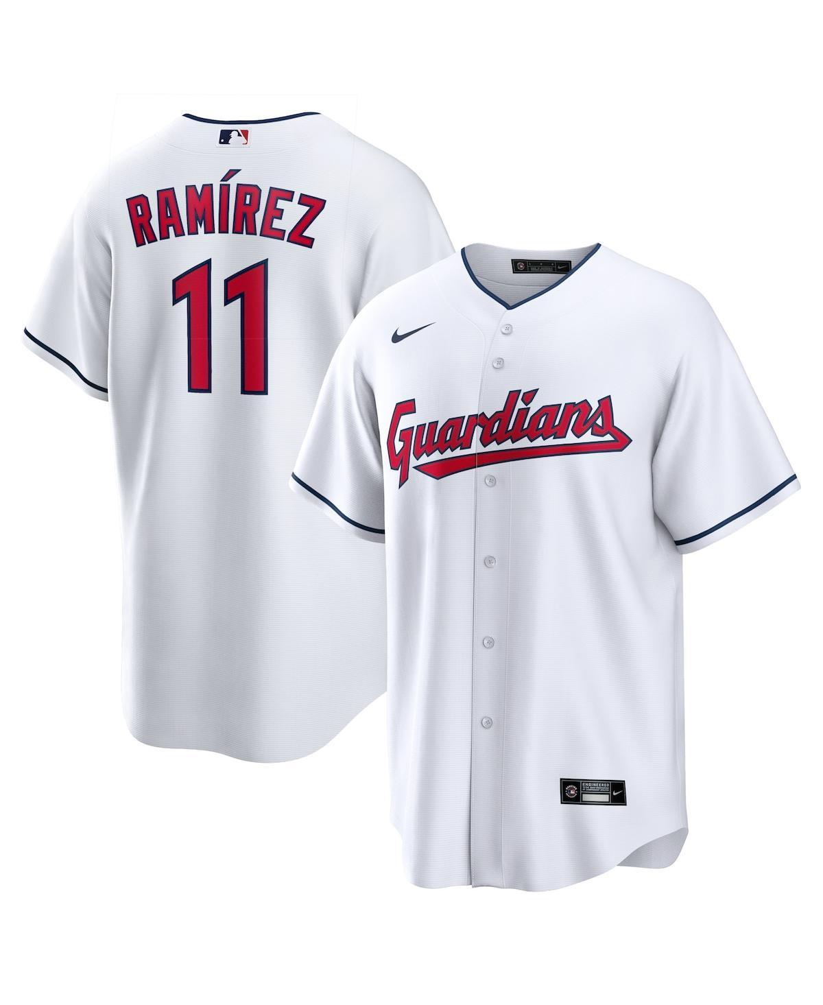 Mens Nike Jose Ramirez White Cleveland Guardians Replica Player Jersey - White Product Image