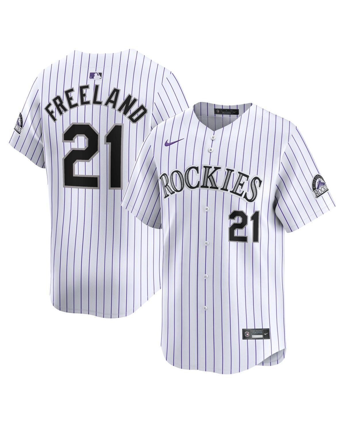 Mens Nike Kyle Freeland White Colorado Rockies Home Limited Player Jersey - White product image