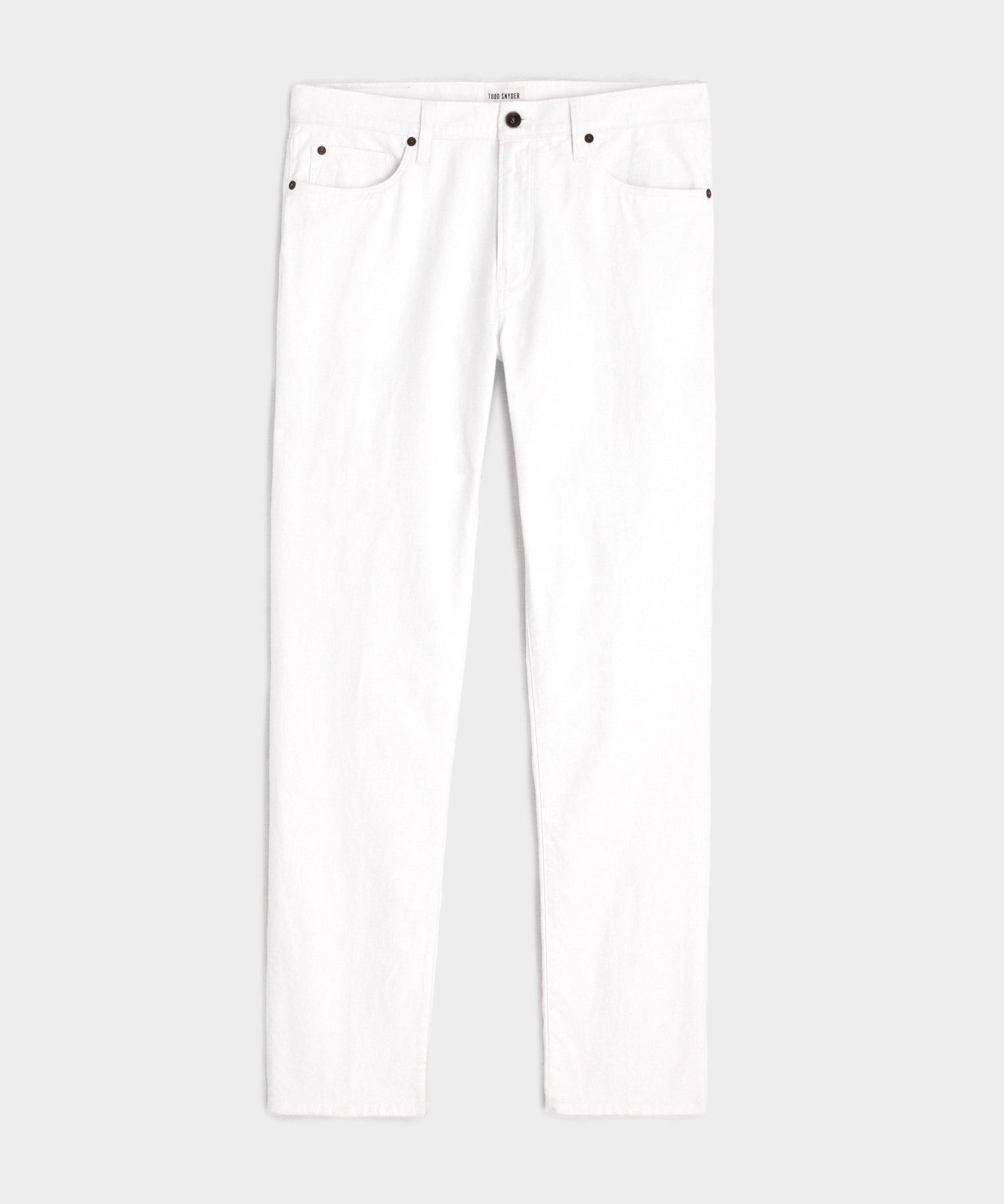 Slim 5-Pocket Cotton Linen Pant Product Image