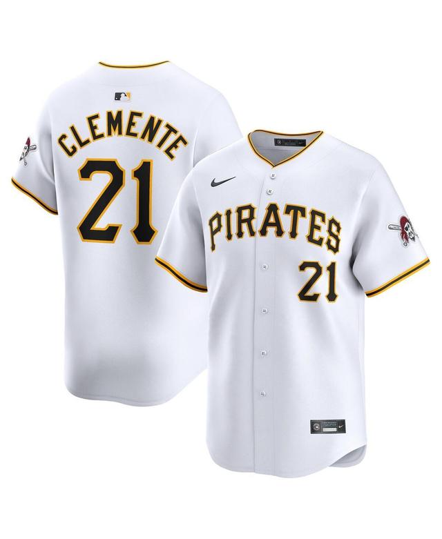 Mens Nike Roberto Clemente White Pittsburgh Pirates Home limited Player Jersey - White Product Image