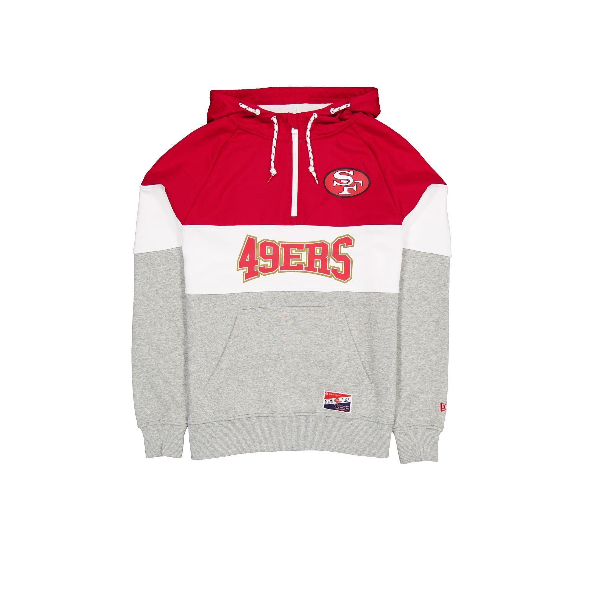 Kansas City Chiefs Throwback Color Block Hoodie Male Product Image