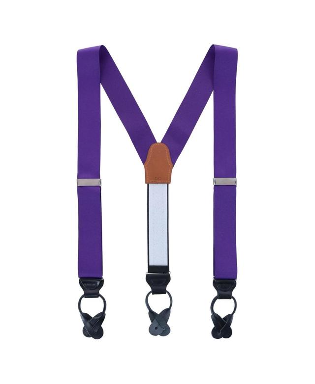 Trafalgar Mens Phoenix 38mm Grosgrain Non Stretch Ribbon Button End Suspenders Product Image