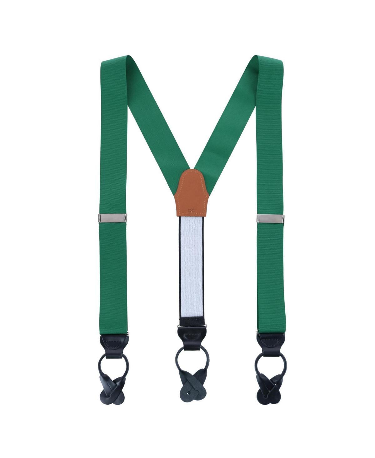 Trafalgar Mens Phoenix 38mm Grosgrain Non Stretch Ribbon Button End Suspenders Product Image