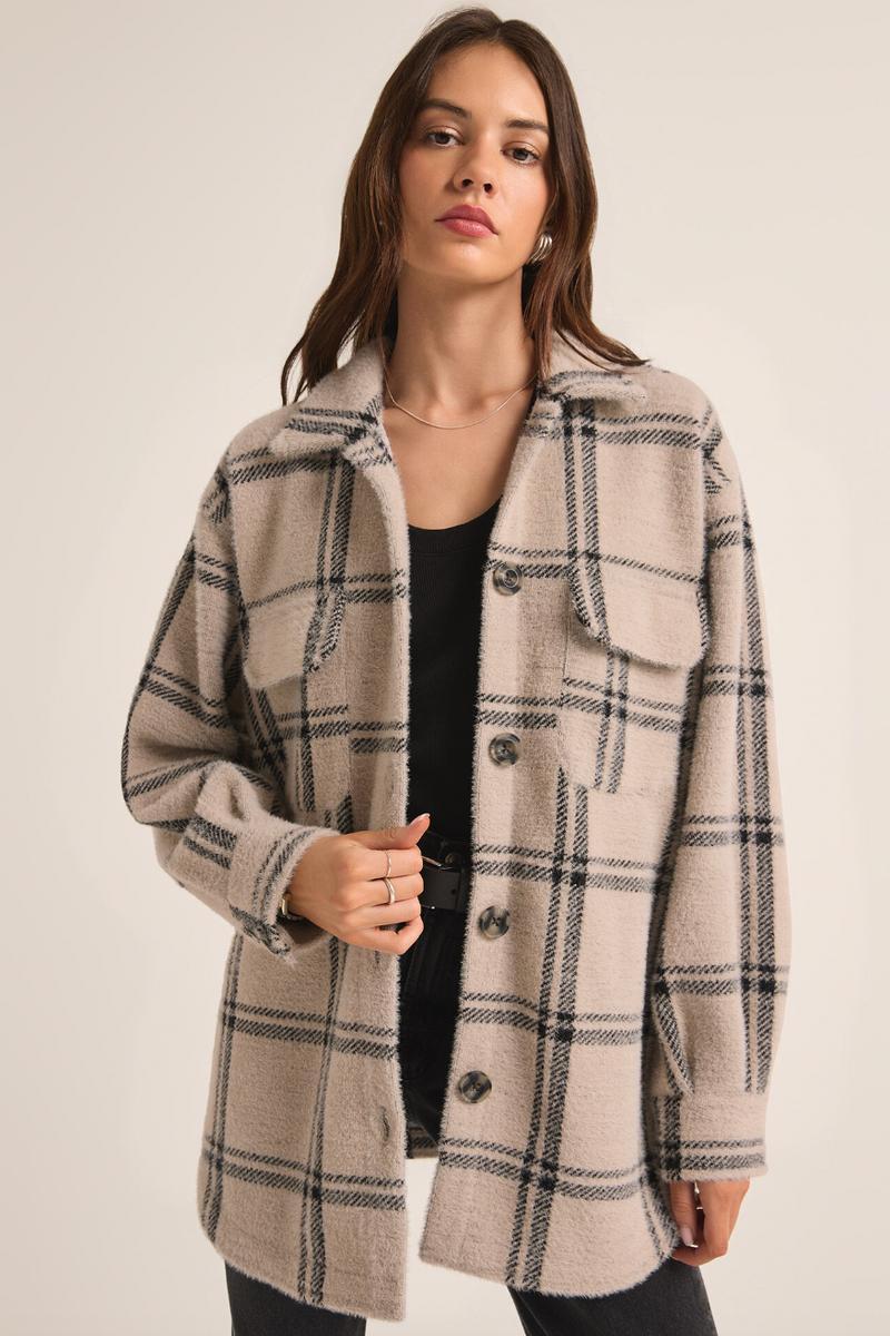 Plaid Tucker Jacket Product Image