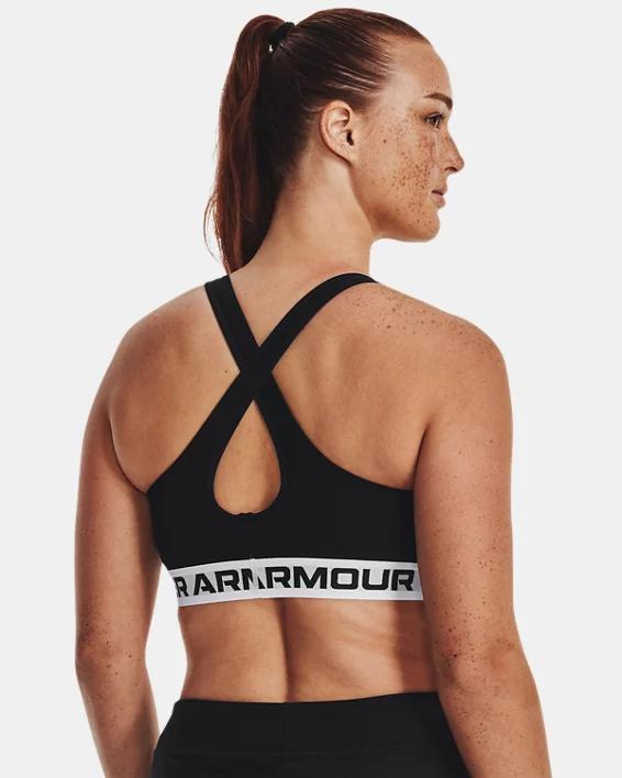 Women's Armour® Mid Crossback Sports Bra Product Image