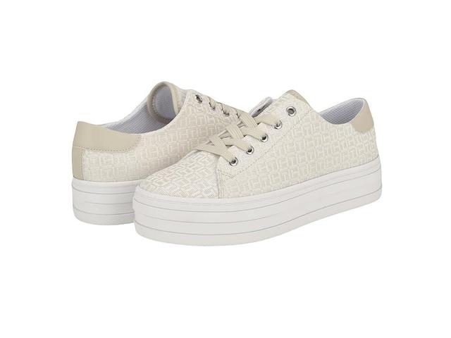 Tommy Hilfiger Bazlie (Ivory Logo) Women's Shoes Product Image