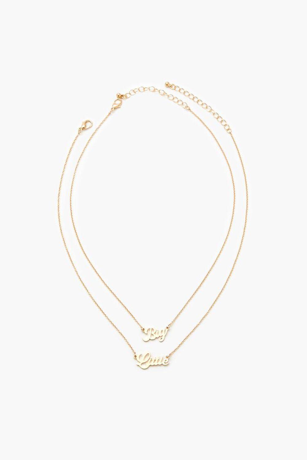 Big & Little Pendant Necklace Set | Forever 21 Product Image