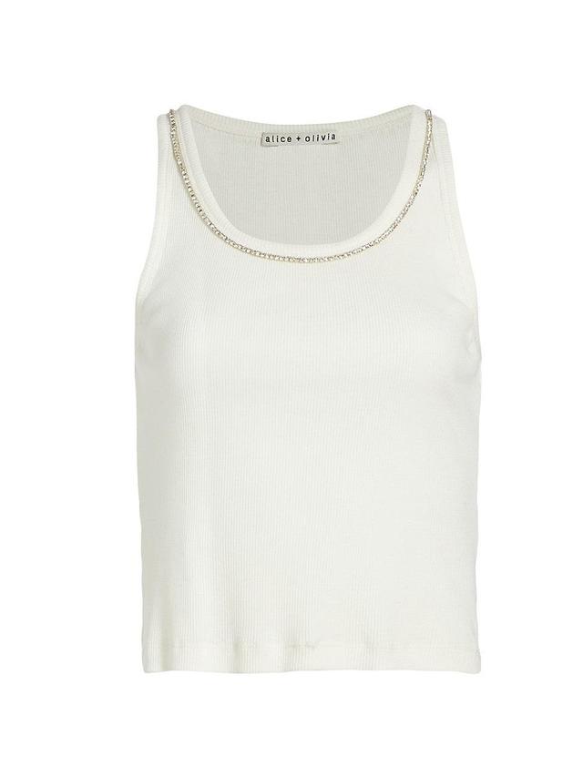 Womens Allen Embellished Tank Top Product Image