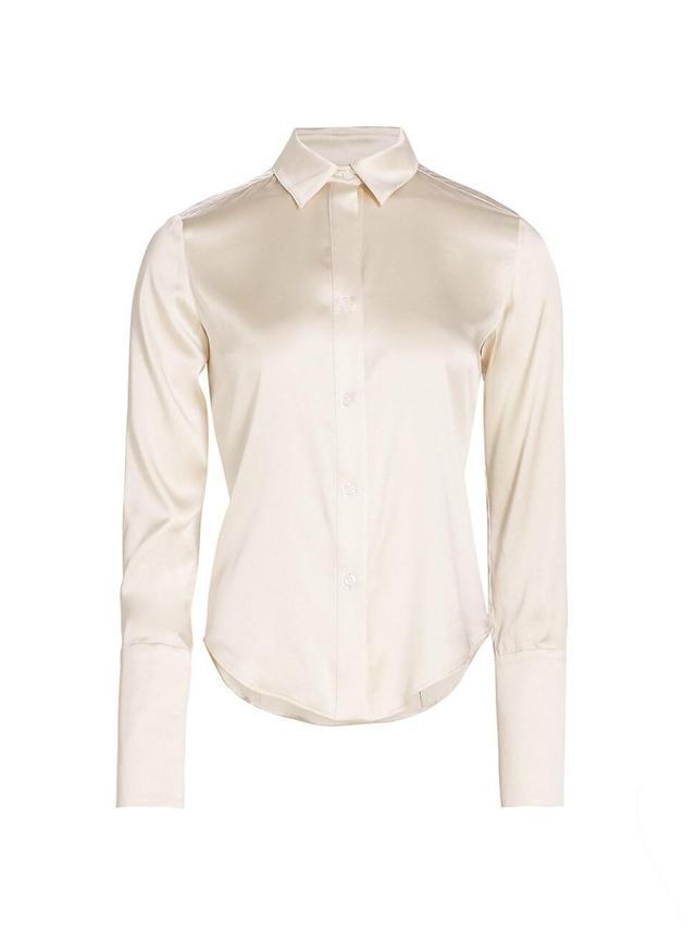 Womens Bessette Silk-Blend Blouse Product Image