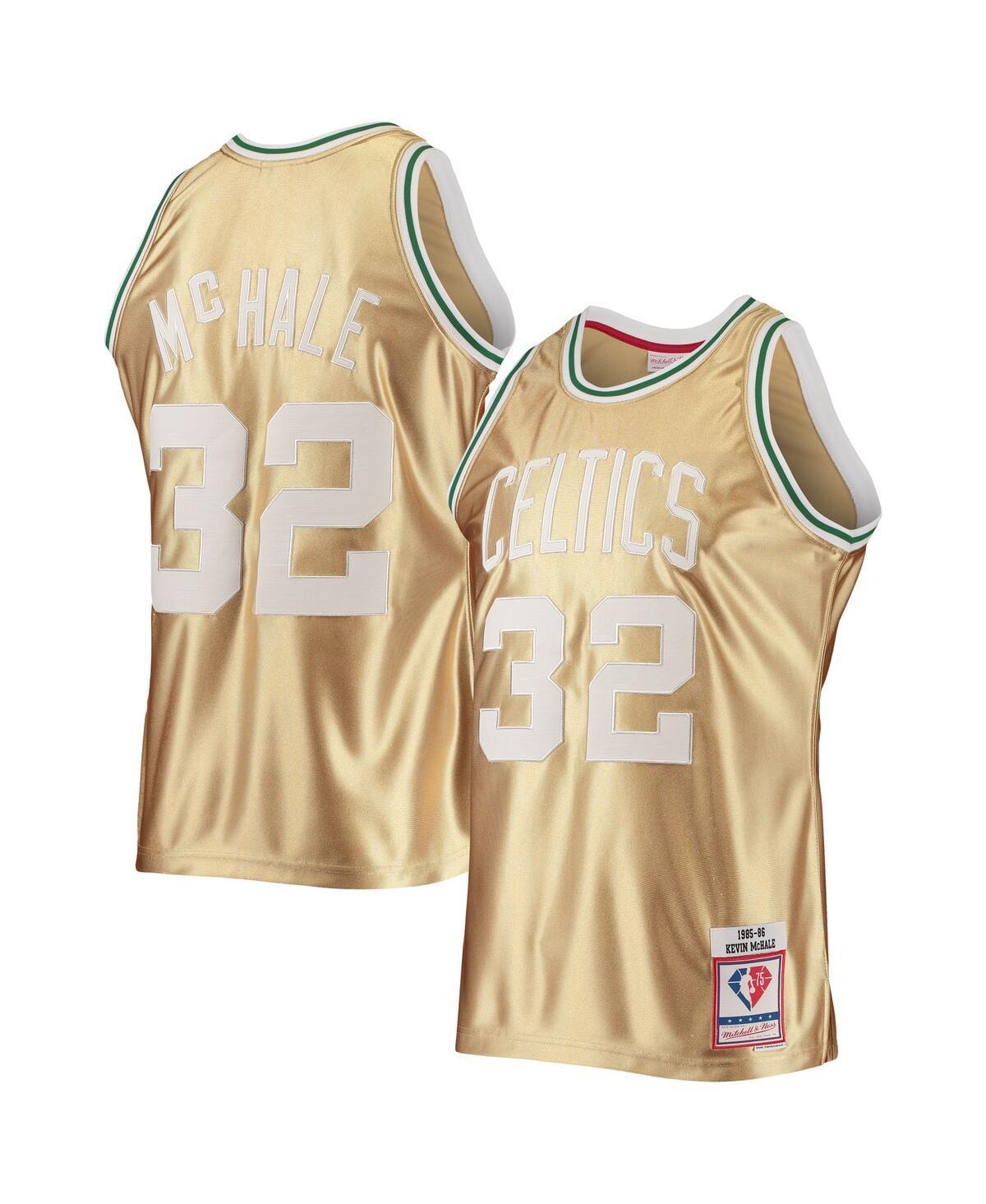 Mens Mitchell & Ness Kevin McHale Boston Celtics 75th Anniversary 1985/86 Hardwood Classics Swingman Jersey Product Image