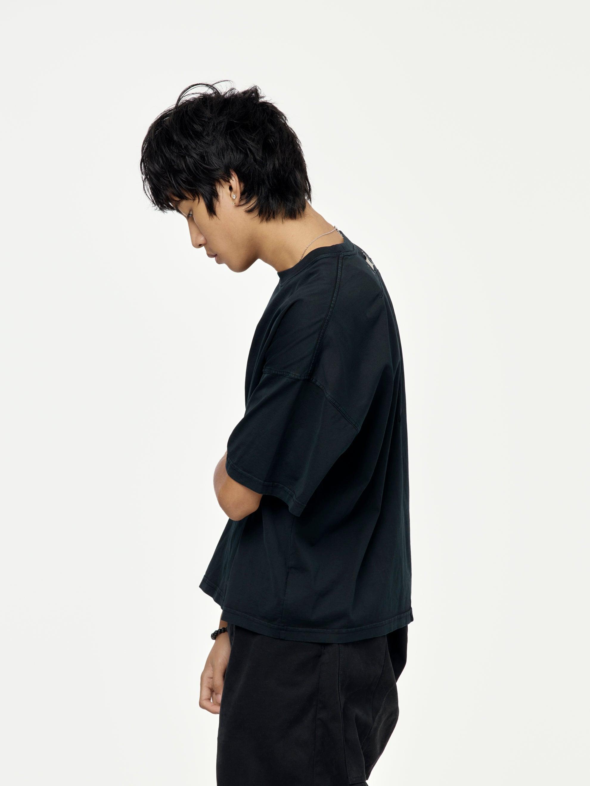 S/S CREWNECK TEE SHIRT (Black) Product Image