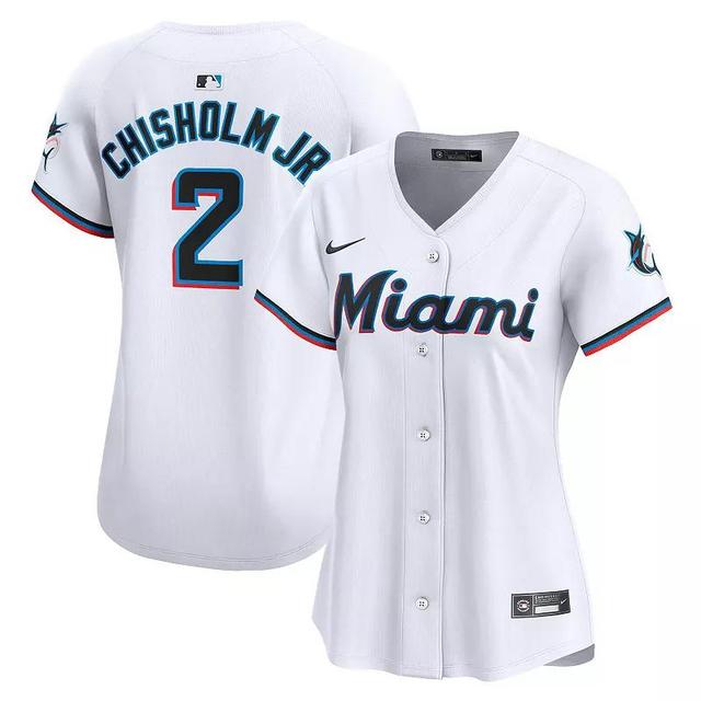 Womens Nike Jazz Chisholm Jr. Miami Marlins Home Limited Player Jersey Product Image