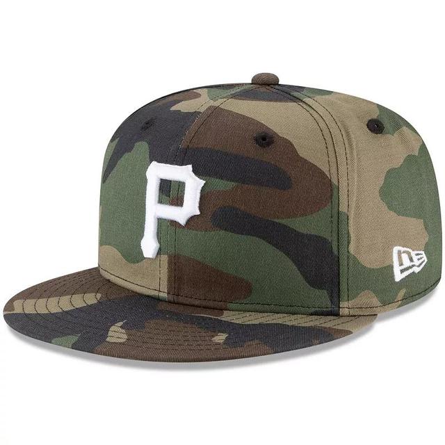 Mens New Era Camo Pittsburgh Pirates Basic 9FIFTY Snapback Hat Product Image