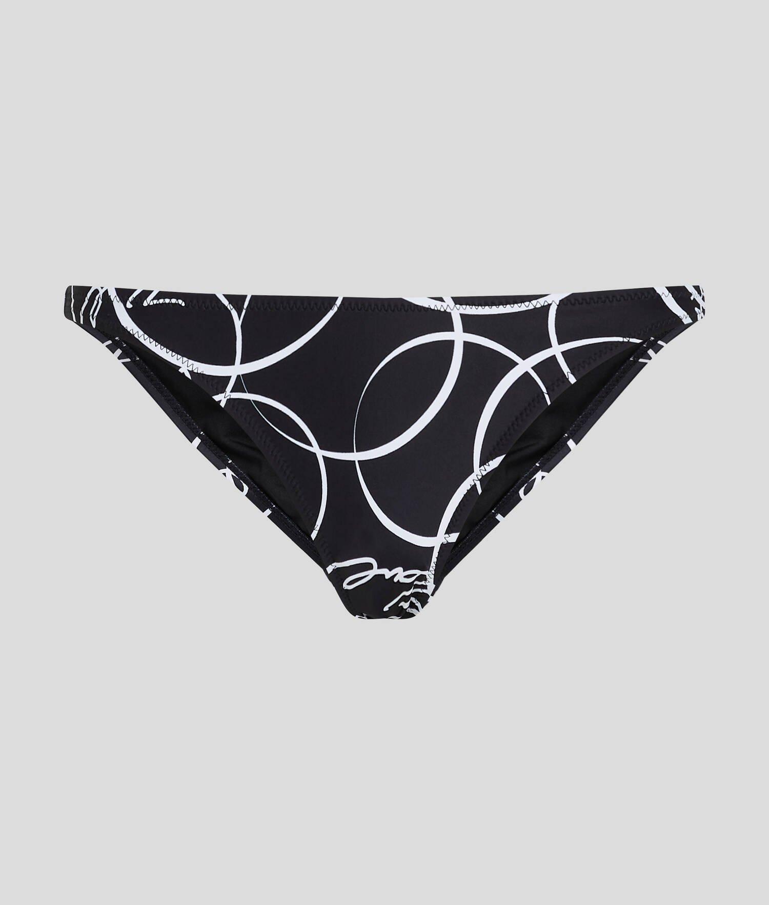 CIRCLE PRINT BRAZILIAN BIKINI BOTTOMS Product Image