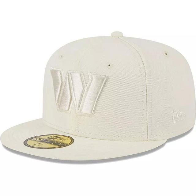 Mens New Era Cream Washington Commanders Color Pack 59FIFTY Fitted Hat Product Image