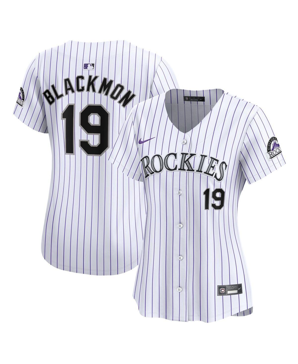 Womens Nike Charlie Blackmon White Colorado Rockies Home Limited Player Jersey - White Product Image