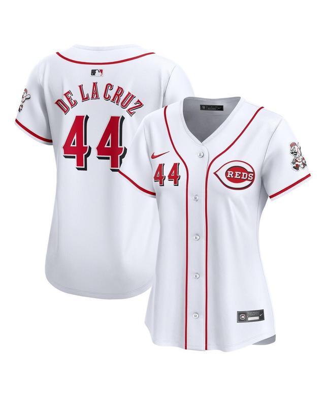 Nike Womens Elly De La Cruz White Cincinnati Reds Home Limited Player Jersey - White Product Image