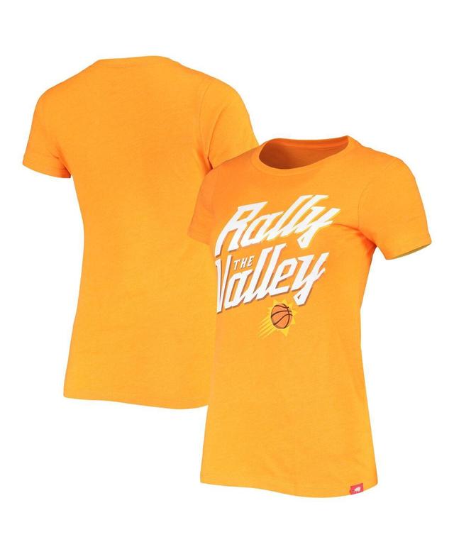 Womens Sportiqe Heathered Orange Phoenix Suns Rally the Valley Davis T-shirt Product Image