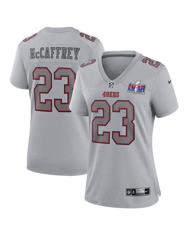 Christian McCaffrey San Francisco 49ers Super Bowl LVIII Women's Nike NFL Atmosphere Game Jersey Product Image