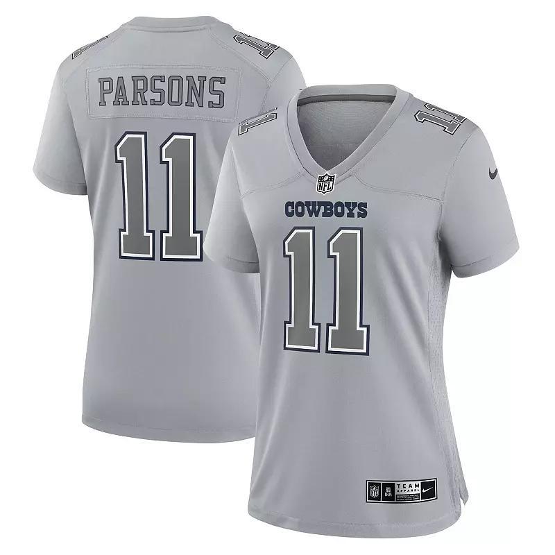 Womens Nike Micah Parsons Gray Dallas Cowboys Atmosphere Fashion Game Jersey Product Image