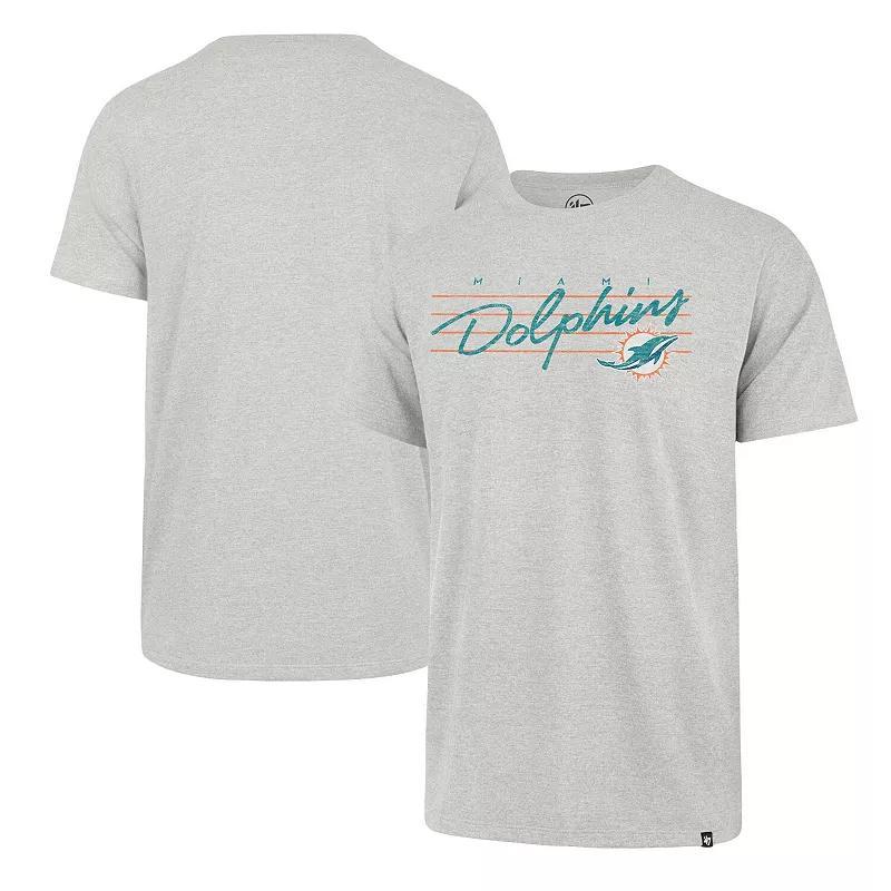 Mens 47 Gray Miami Dolphins Downburst Franklin T-Shirt Product Image