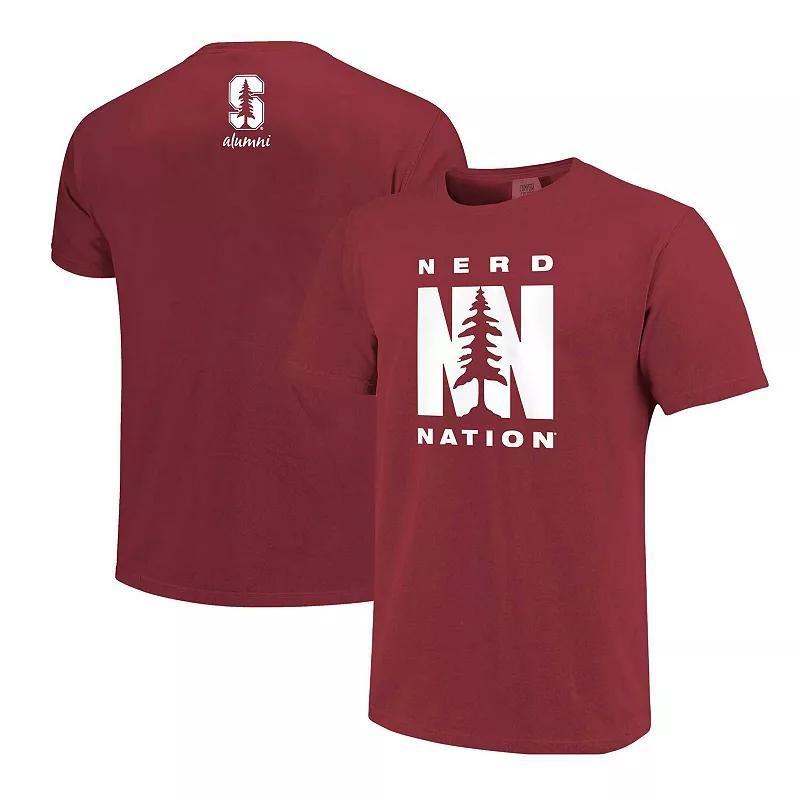 Mens Cardinal Stanford Cardinal Nerd Nation Comfort ColorT-Shirt Product Image