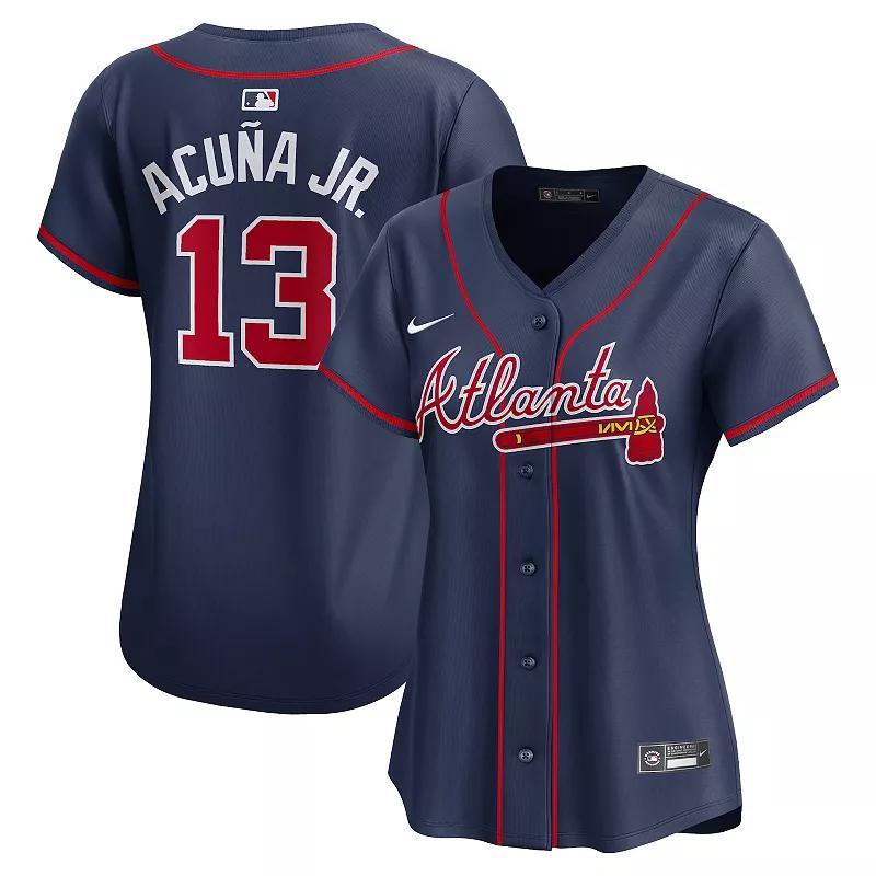 Ronald AcuÃ±a Jr. Atlanta Braves Nike Women's Dri-FIT ADV MLB Limited Jersey Product Image