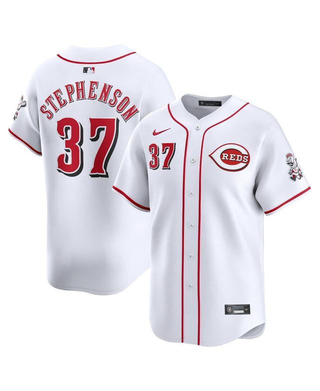 Mens Nike Tyler Stephenson White Cincinnati Reds Home Limited Player Jersey Product Image