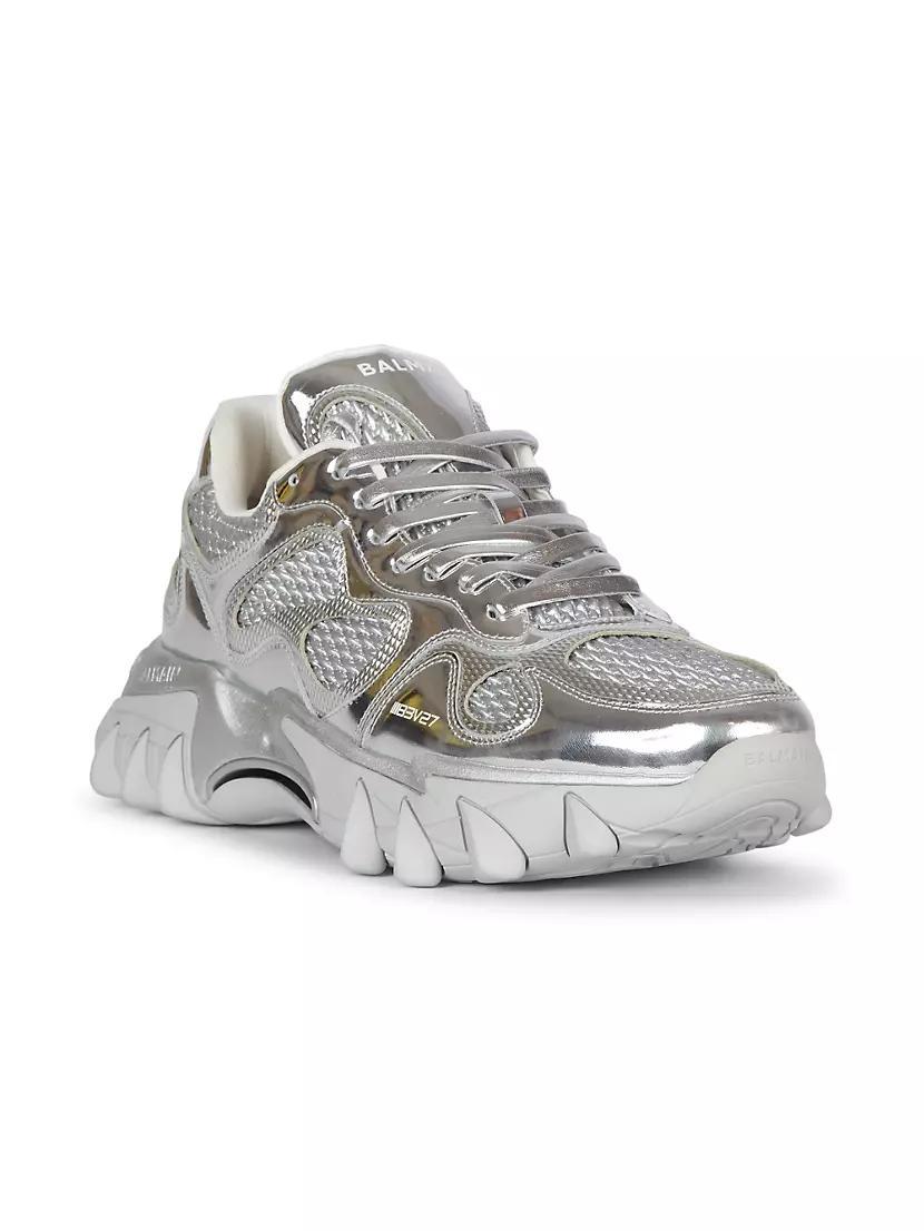 Mens B-East Mirror Leather Sneakers Product Image