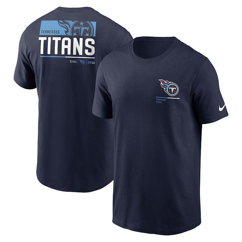 Mens Nike Tennessee Titans Team Incline T-Shirt Blue Product Image