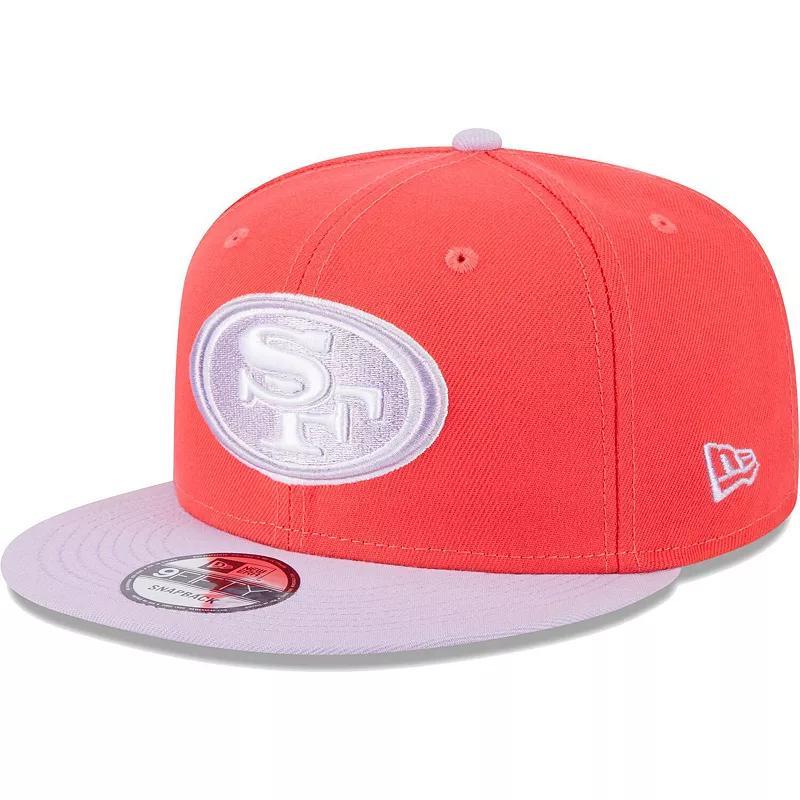 Mens New Era /Lavender San Francisco 49ers Two-Tone Color Pack 9FIFTY Snapback Hat Product Image