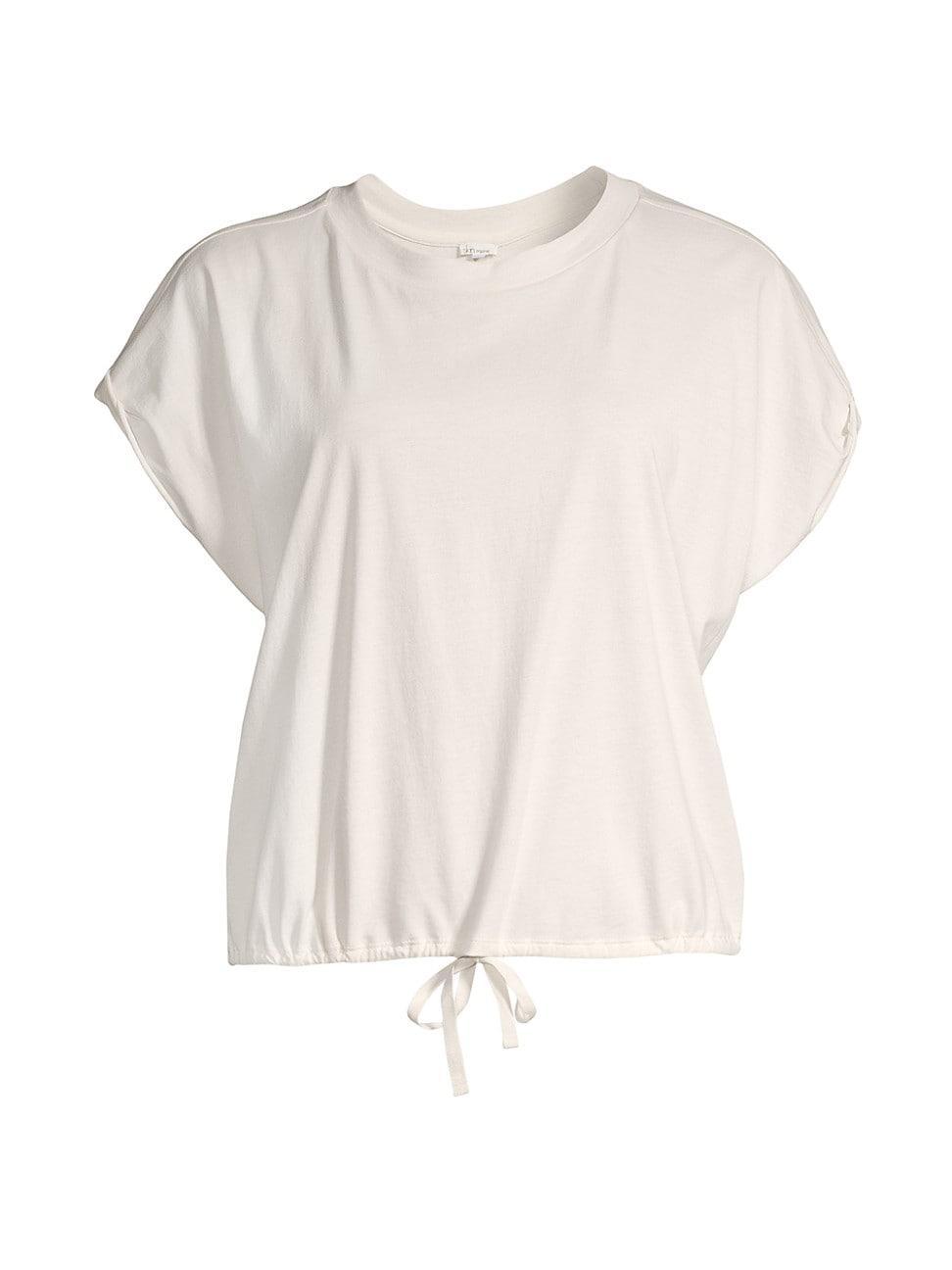 Womens Caylie Cotton Drawstring Top Product Image