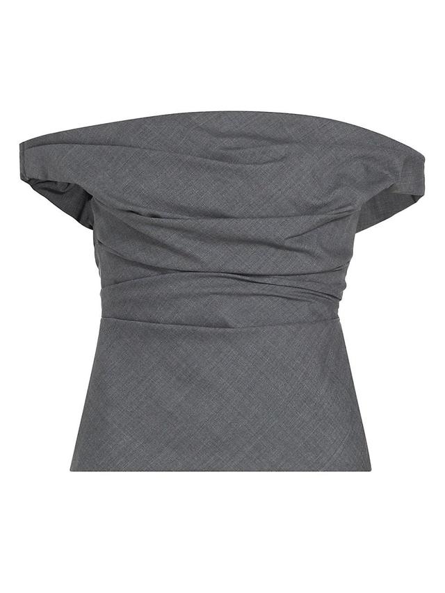 Womens Dora Draped Wool Top Product Image