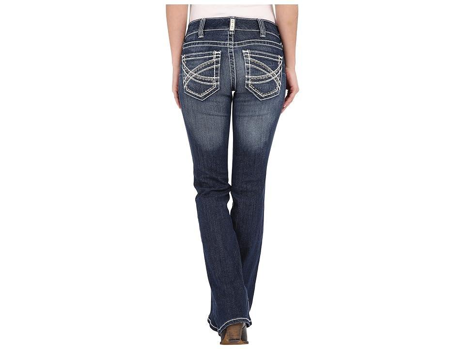 Ariat R.E.A.L. Boot Cut Entwined (Marine) Women's Jeans Product Image