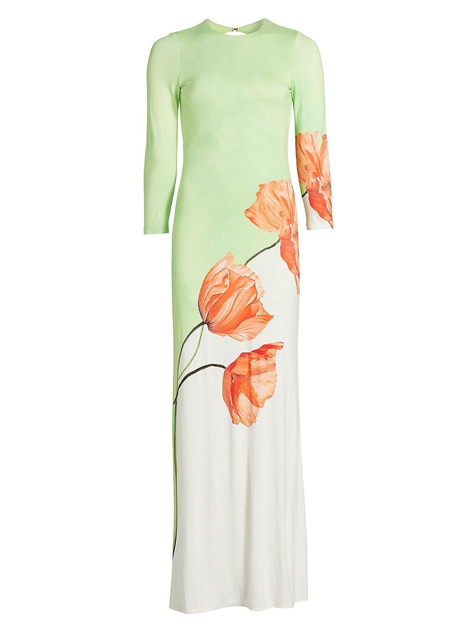 Womens Delora Floral Viscose Maxi Dress Product Image