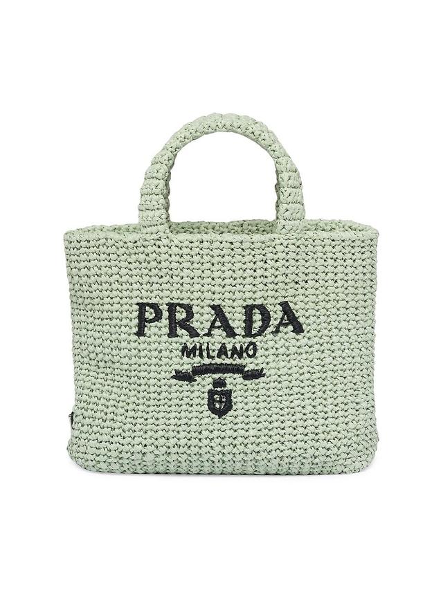 Womens Small Raffia Tote Bag Product Image