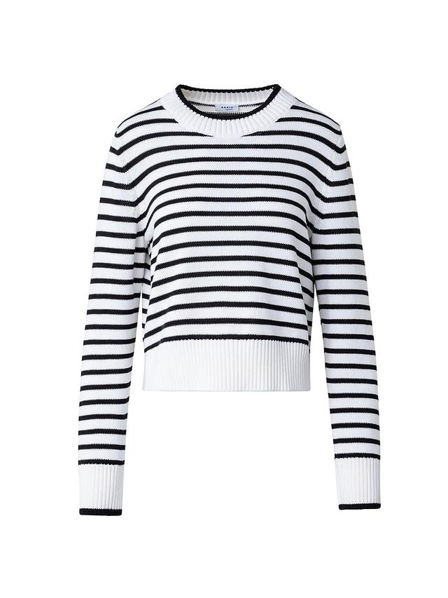 Womens Chunky Cotton Stripe Sweater Product Image