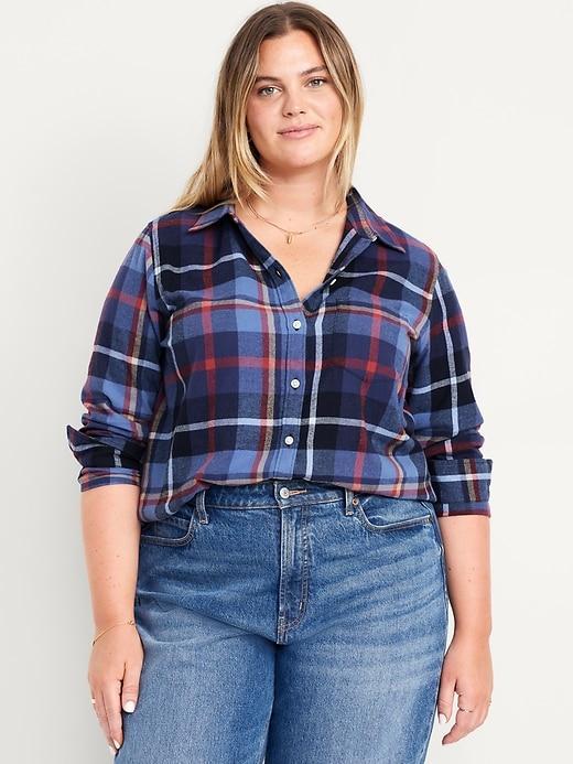 Classic Flannel Button-Down Shirt product image