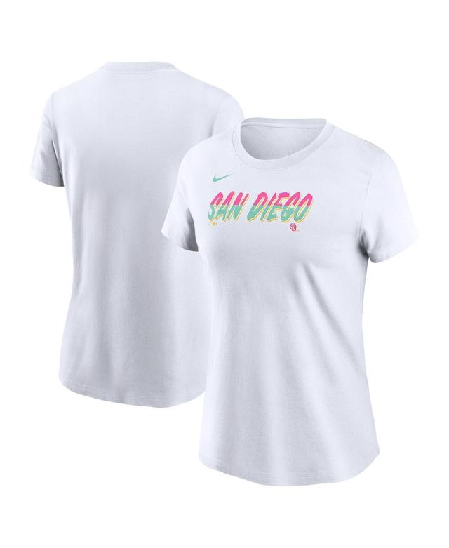 Womens Nike San Diego Padres City Connect Wordmark T-Shirt Product Image